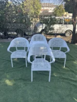 Mesh Set (60*60 table) – White - Image 7