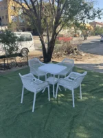 Viva Set (60*60 table) –White - Image 5