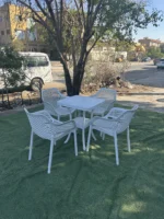 Viva Set (60*60 table) –White - Image 6