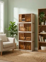 Smart 4-Tier Cabinet– beige*brown