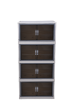 Smart 4-Tier Cabinet– white gray - Image 6