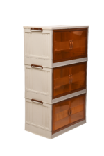 Smart 3-Tier Cabinet– beige*brown