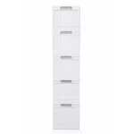 Smart 5-Tier Cabinet– white gray - Image 3
